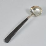 Soppslev, silver, Borgila, 1951. Längd: 32 cm, vikt: 130 gr brutto